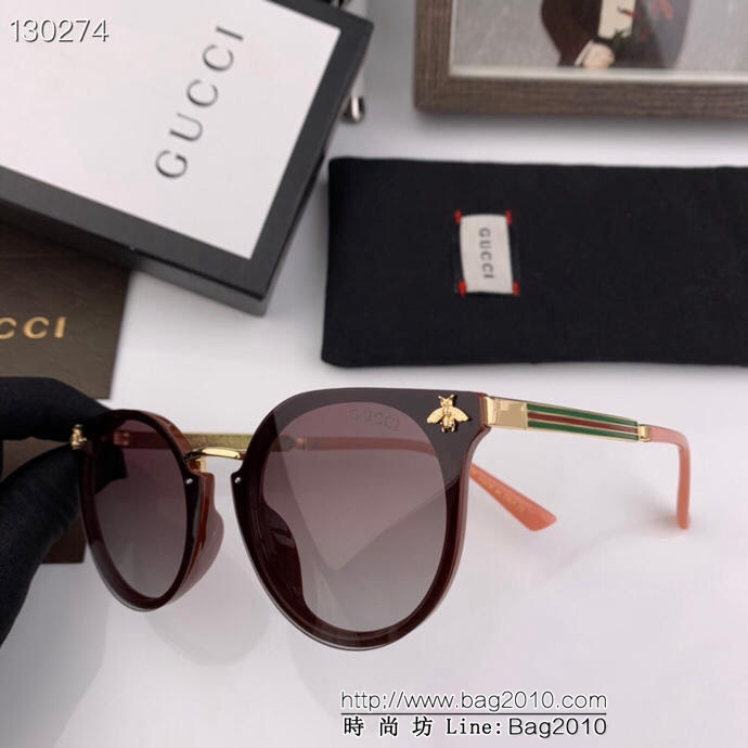 GUCCI古馳 2019網紅同款 古奇新款 大框偏光墨鏡 寶麗來超清偏光太陽鏡 3346  lly1738